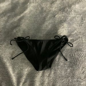 black bikini bottoms